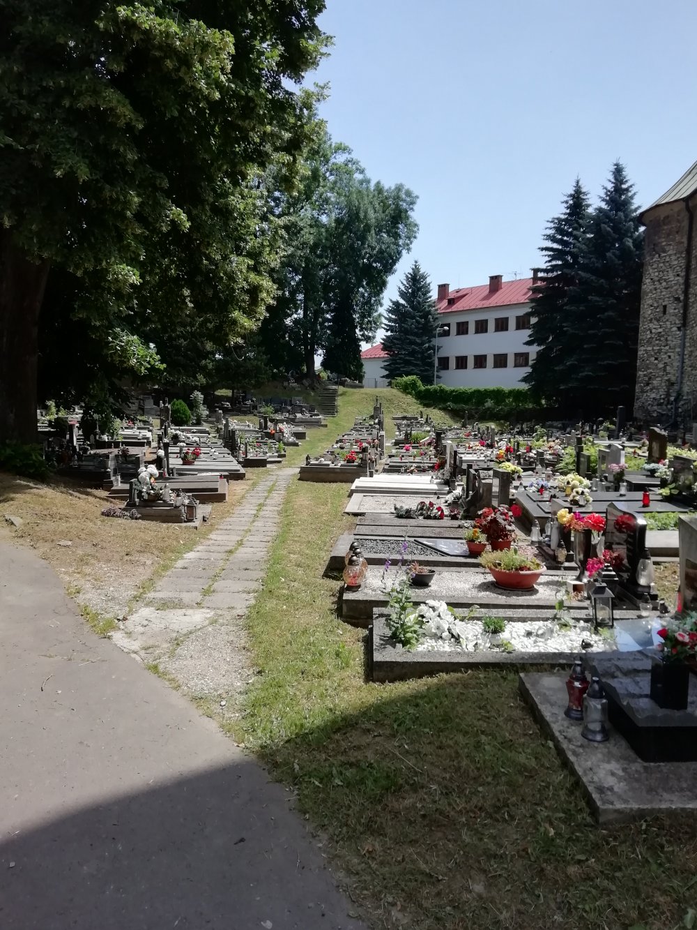 Čistenie a kosenie cintorína RKC