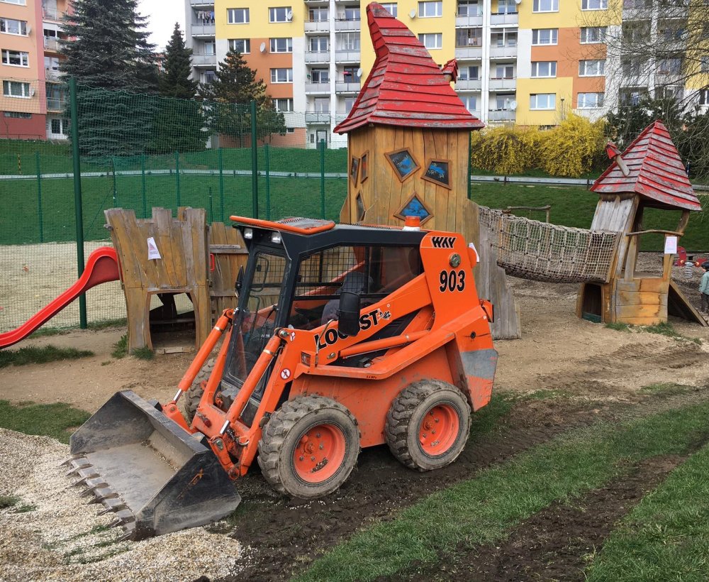 Údrža detského ihriska na Rudohorskej ulici
